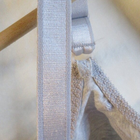 BALI ADORABLE BRA~ BOW & SATIN STRAPS~36DD #3036, 85% COTTON & 15%SPANDEX GRAY - Picture 13 of 13